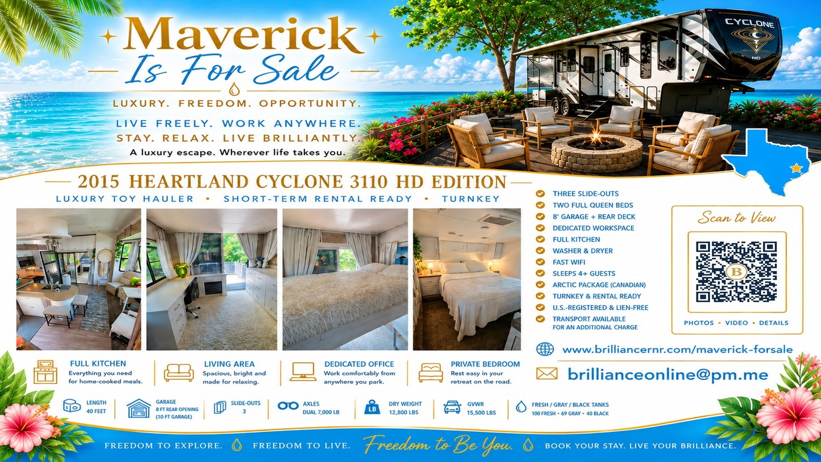 The Maverick — Now For Sale